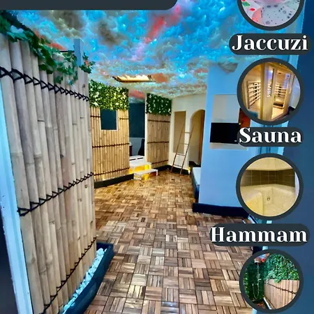 Apartment Loveroom Jaccuzi,hammam,sauna,douche Nordique *